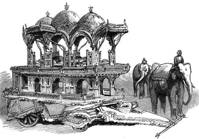 Framed Print : The Colonial Exhibition, Indian section, 1886. Creator: Unknown Framed Print : The Colonial Exhibition, Indian section, 1886. Creator: Unknown