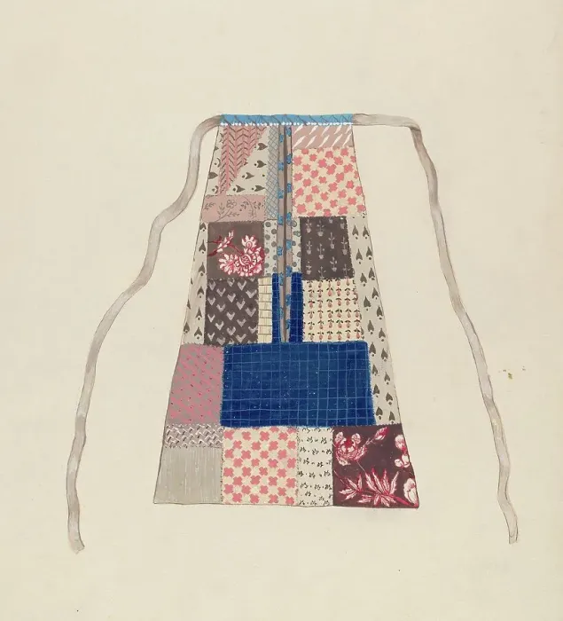 Framed Print : Colonial Pocket, c. 1936. Creator: Ann Gene Buckley Framed Print : Colonial Pocket, c. 1936. Creator: Ann Gene Buckley