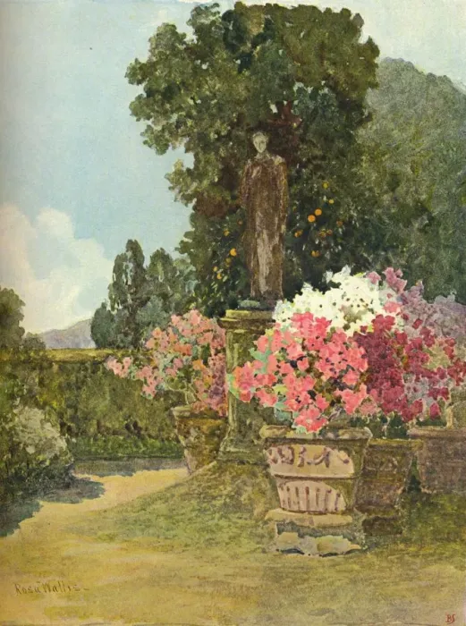 Framed Print : In The Colonna Gardens, c1900 (1902). Artist: Rosa Wallis
