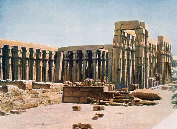 The Colonnade of Amenhotep III, Temple of Luxor, Egypt, 20th century