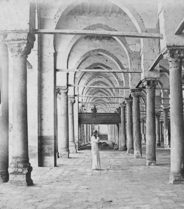 Framed Print : Colonnade, Cairo, Egypt, late 19th or early 20th century. Artist: G Lekegian Framed Print : Colonnade, Cairo, Egypt, late 19th or early 20th century. Artist: G Lekegian