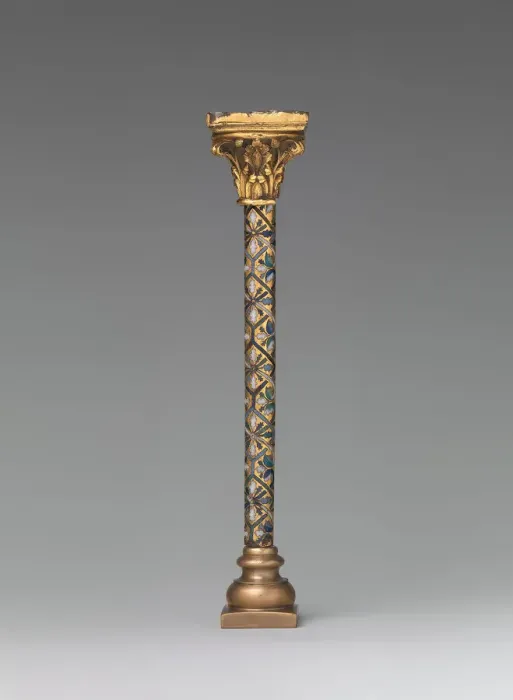 Framed Print : Colonnette from a Reliquary Shrine, German, ca. 1175-1200. Creator: Unknown