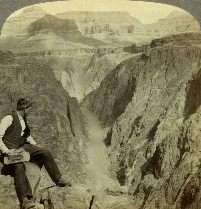 Framed Print : Colorado River, Grand Canyon, Arizona, USA. Artist: Underwood & Underwood Framed Print : Colorado River, Grand Canyon, Arizona, USA. Artist: Underwood & Underwood