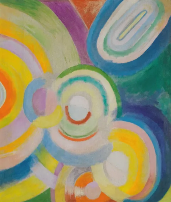 Framed Print : Colored Discs, 1913. Creator: Delaunay, Robert (1885-1941) Framed Print : Colored Discs, 1913. Creator: Delaunay, Robert (1885-1941)