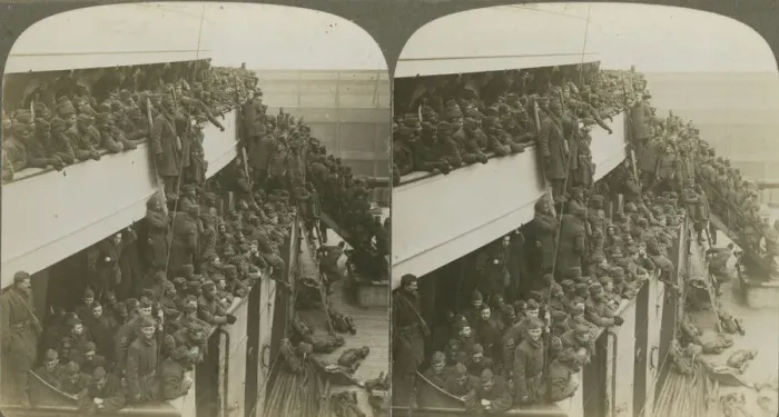 Framed Print : Colored Soldiers who covered themselves with glory in France, returning to US Framed Print : Colored Soldiers who covered themselves with glory in France, returning to US