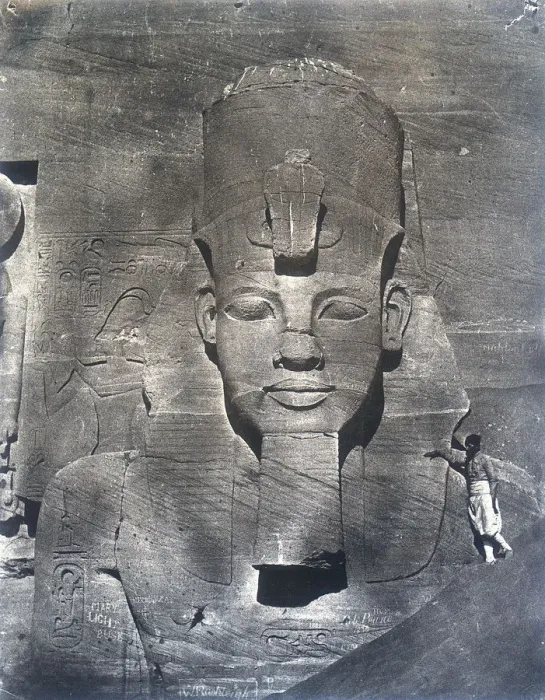 Framed Print : The colossal statue of Rameses II, 1852. Artist: Maxime du Camp Framed Print : The colossal statue of Rameses II, 1852. Artist: Maxime du Camp