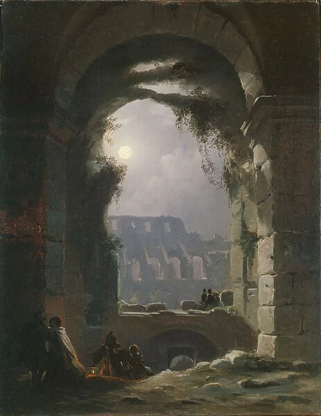 The Colosseum In the Night, Early 1830s. Artist: Carus, Carl Gustav (1789-1869)