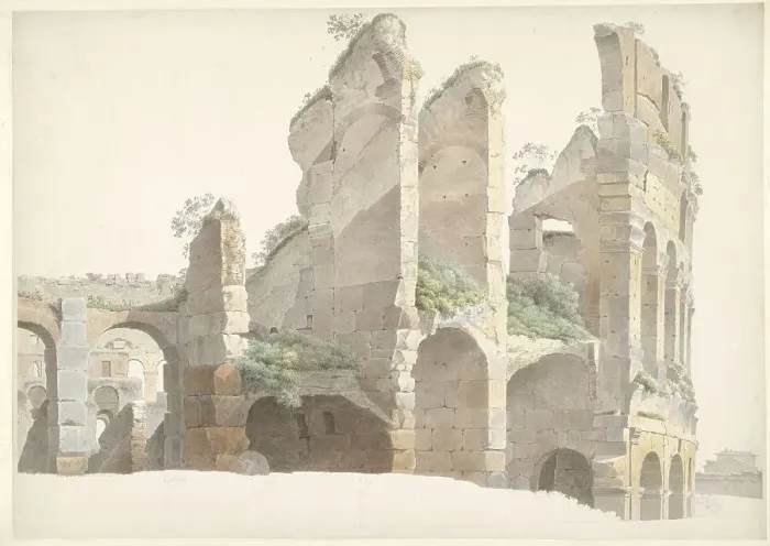 Framed Print : The Colosseum in Rome, 1809. Creator: Josephus Augustus Knip Framed Print : The Colosseum in Rome, 1809. Creator: Josephus Augustus Knip