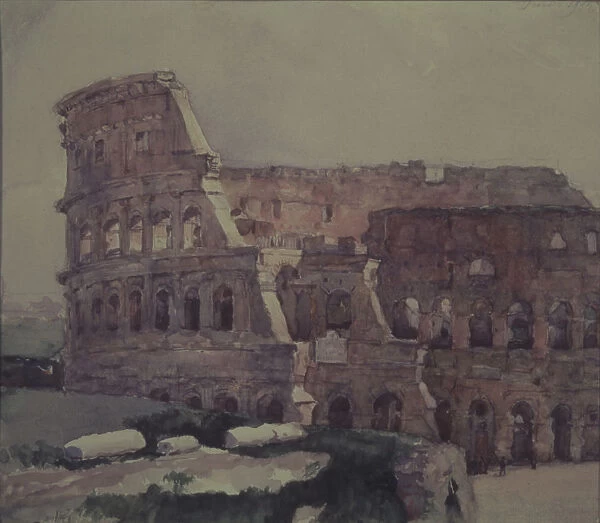 The Colosseum in Rome. Artist: Surikov, Vasili Ivanovich (1848-1916)