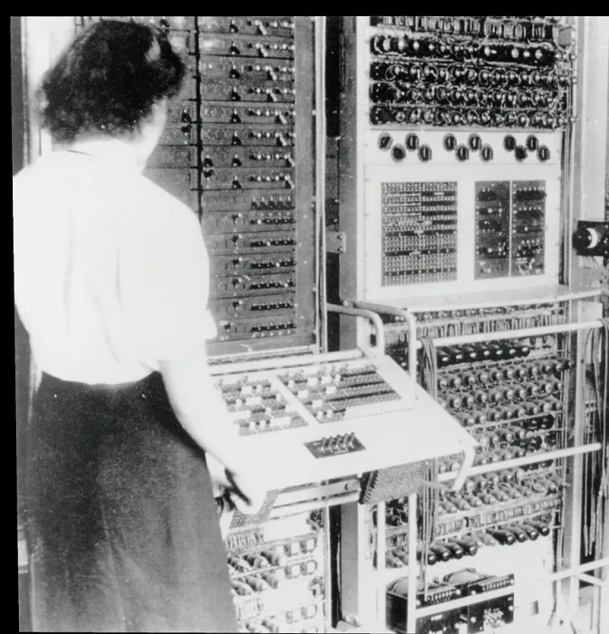 Framed Print : Colossus codebreaking computer in operation, World War II, 1943. Creator: Unknown Framed Print : Colossus codebreaking computer in operation, World War II, 1943. Creator: Unknown