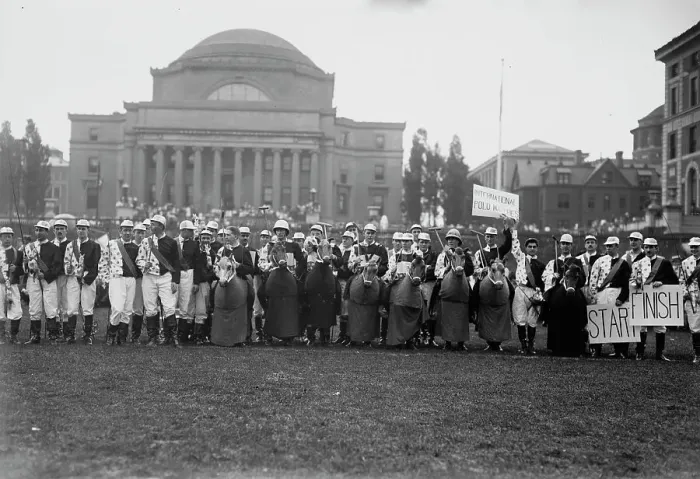 Framed Print : Columbia Alumni Polo Team, between c1910 and c1915. Creator: Bain News Service