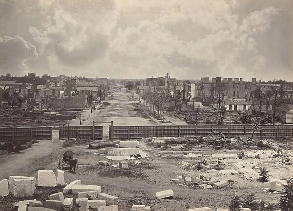 Columbia from the Capitol, 1865-1866. Creator: George N. Barnard