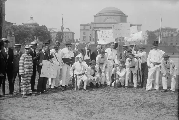 Framed Print : Columbia Class of 1916, between c1915 and c1920. Creator: Bain News Service Framed Print : Columbia Class of 1916, between c1915 and c1920. Creator: Bain News Service