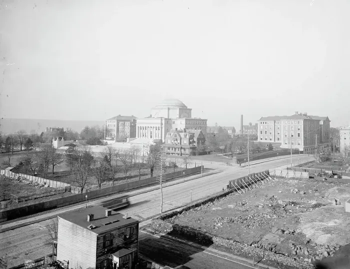 Framed Print : Columbia College, New York, ca 1897. Creator: Unknown Framed Print : Columbia College, New York, ca 1897. Creator: Unknown