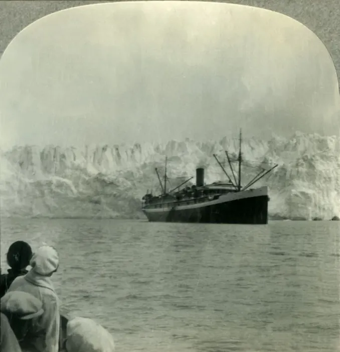 Framed Print : Columbia Glacier, Alaska, One of the Most Stupendous Sights in the World, c1930s Framed Print : Columbia Glacier, Alaska, One of the Most Stupendous Sights in the World, c1930s
