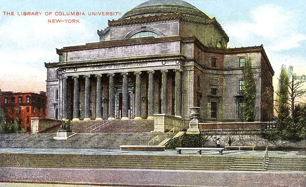 Columbia University library, New York, USA, c1900s