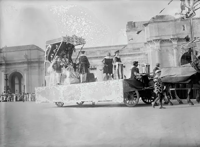 Framed Print : Columbus Memorial. Parade At Unveiling, 1912. Creator: Harris & Ewing. Columbus Memorial. Parade At Unveiling, 1912. Creator: Harris & Ewing Framed Print : Columbus Memorial. Parade At Unveiling, 1912. Creator: Harris & Ewing. Columbus Memorial. Parade At Unveiling, 1912. Creator: Harris & Ewing
