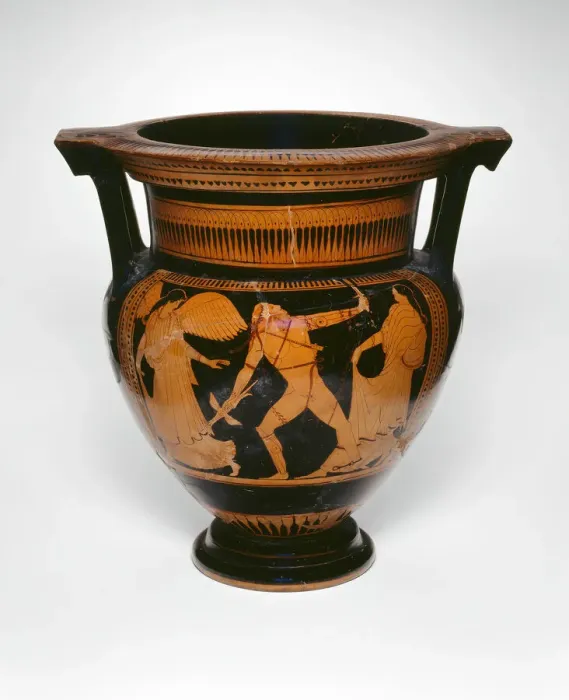 Framed Print : Column-Krater (Mixing Bowl), about 460 BCE. Creator: Unknown