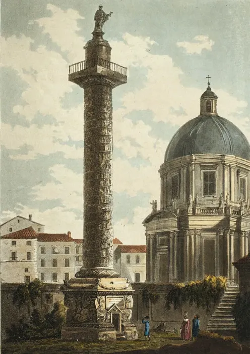 Framed Print : Column of Trajan, plate twenty-one from Ruins of Rome, published May 1st, 1798 Framed Print : Column of Trajan, plate twenty-one from Ruins of Rome, published May 1st, 1798