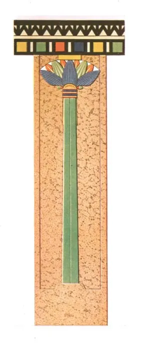 Framed Print : Column, Zawijet el Metin, Egypt, (1928). Creator: Unknown Framed Print : Column, Zawijet el Metin, Egypt, (1928). Creator: Unknown