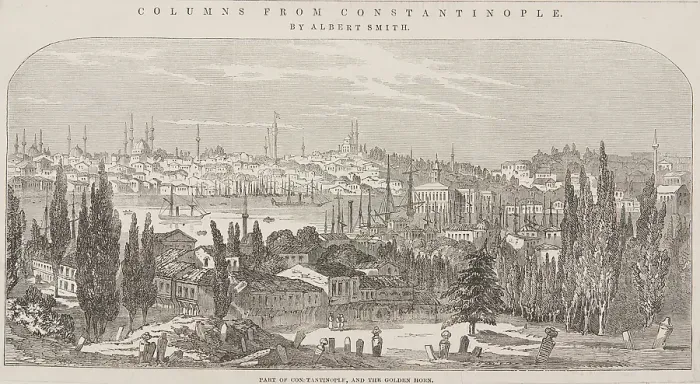 Framed Print : Columns from Constantinople, by [mountaineer] Albert Smith, 1849. Creator: Unknown