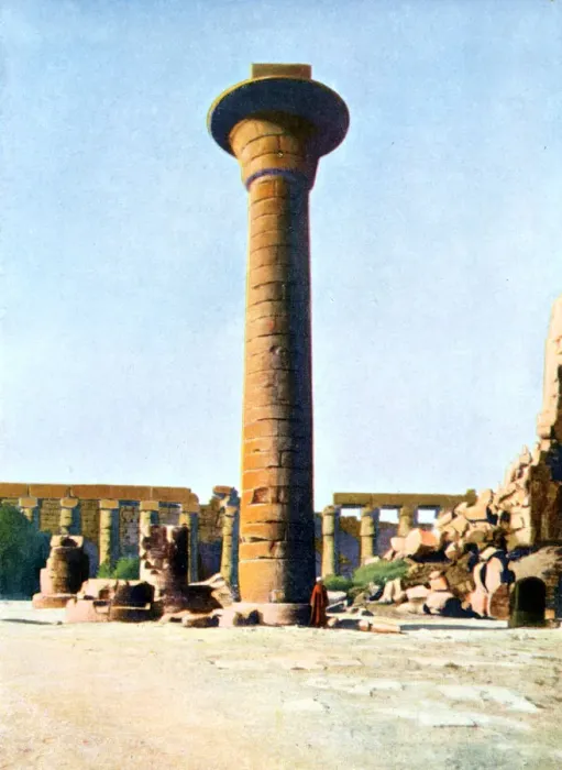 Framed Print : One of the Columns of King Taharqa, Karnak, Egypt, 20th Century Framed Print : One of the Columns of King Taharqa, Karnak, Egypt, 20th Century