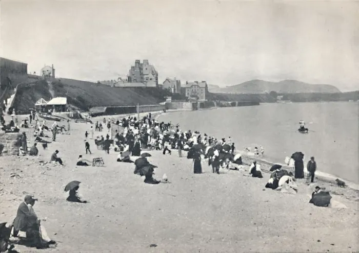 Framed Print : Colwyn Bay - The Sands, 1895 Framed Print : Colwyn Bay - The Sands, 1895