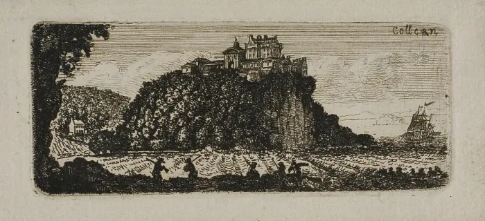 Framed Print : Colzean Castle, n.d. Creator: John Clerk Framed Print : Colzean Castle, n.d. Creator: John Clerk
