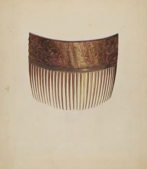 Framed Print : Comb, 1935 / 1942. Creator: Sylvia DeZon Framed Print : Comb, 1935 / 1942. Creator: Sylvia DeZon