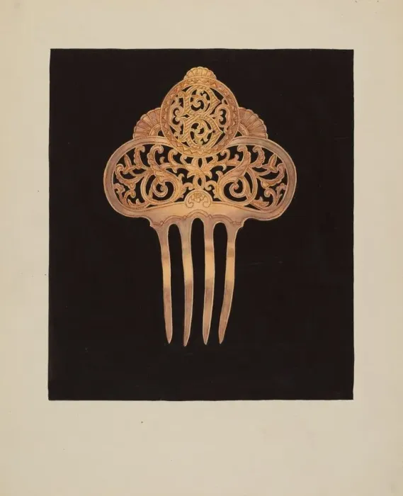 Framed Print : Comb, c. 1936. Creator: Harry Jennings Framed Print : Comb, c. 1936. Creator: Harry Jennings