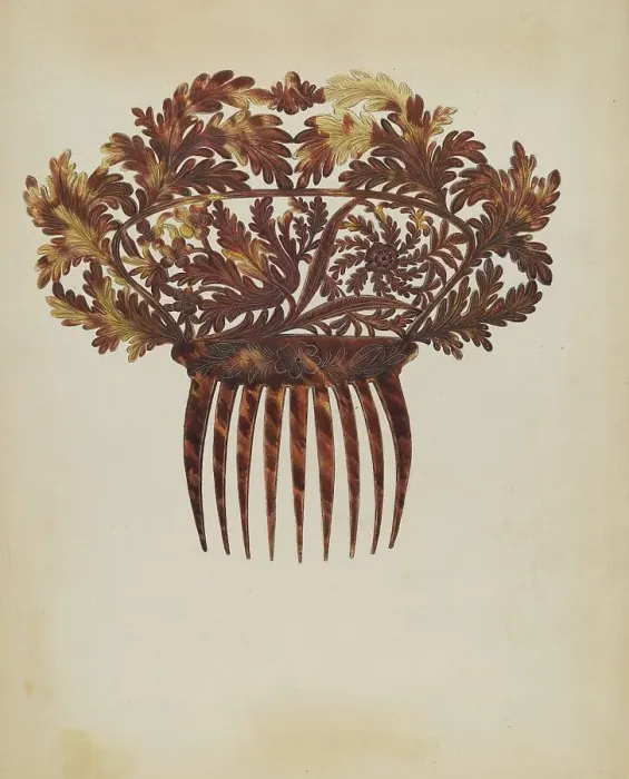 Framed Print : Comb, c. 1937. Creator: Jessie M. Benge Framed Print : Comb, c. 1937. Creator: Jessie M. Benge