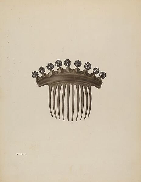 Comb, c. 1939. Creator: Gertrude Lemberg