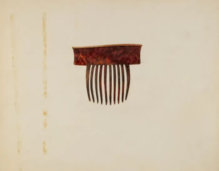 Framed Print : Comb, c. 1940. Creator: Irene Lawson Framed Print : Comb, c. 1940. Creator: Irene Lawson