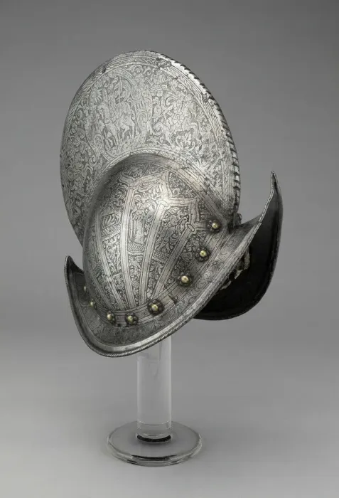 Framed Print : Comb Morion, Brescia, 1580 / 90. Creator: Unknown Framed Print : Comb Morion, Brescia, 1580 / 90. Creator: Unknown
