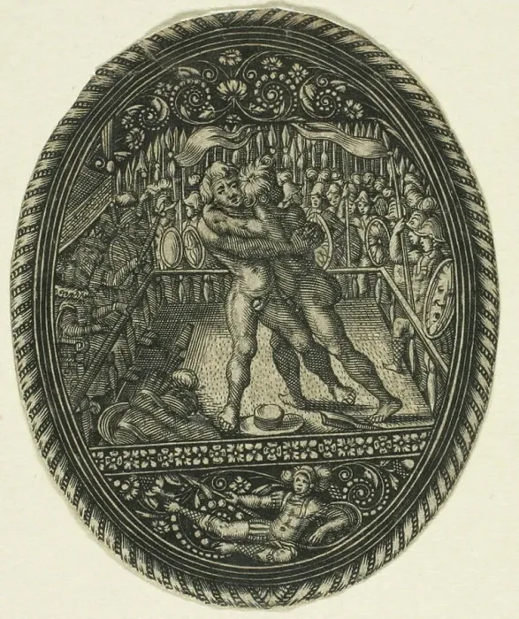 Framed Print : Combat, 1620 / 50. Creator: Antoine Jacquard Framed Print : Combat, 1620 / 50. Creator: Antoine Jacquard