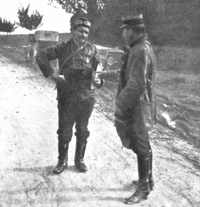 Framed Print : Combat Aerien; Deux poilus de l'air; Le monoplan de Vedrines; a gauche... 1918. Creator: Unknown. Combat Aerien; Deux poilus de l'air; Le monoplan de Vedrines; a gauche... 1918. Creator: Unknown Framed Print : Combat Aerien; Deux poilus de l'air; Le monoplan de Vedrines; a gauche... 1918. Creator: Unknown. Combat Aerien; Deux poilus de l'air; Le monoplan de Vedrines; a gauche... 1918. Creator: Unknown