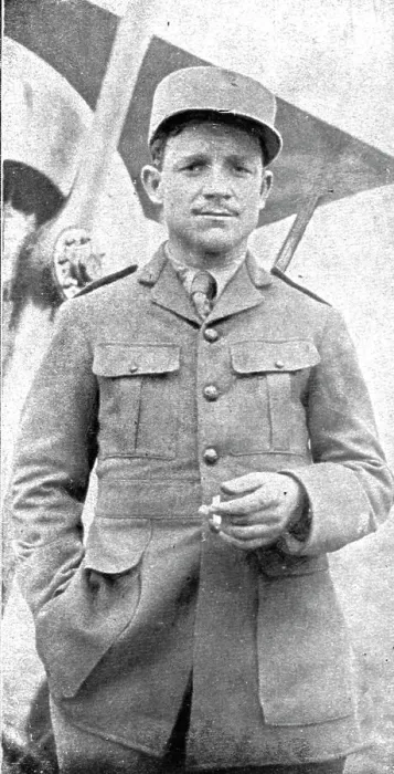 Framed Print : Combat Aerien; Deux poilus de l'air; Raoul Lufbery, pilote dans l'aviation francaise, 1918. Creator: Unknown. Combat Aerien; Deux poilus de l'air; Raoul Lufbery, pilote dans l'aviation francaise, 1918. Creator: Unknown Framed Print : Combat Aerien; Deux poilus de l'air; Raoul Lufbery, pilote dans l'aviation francaise, 1918. Creator: Unknown. Combat Aerien; Deux poilus de l'air; Raoul Lufbery, pilote dans l'aviation francaise, 1918. Creator: Unknown