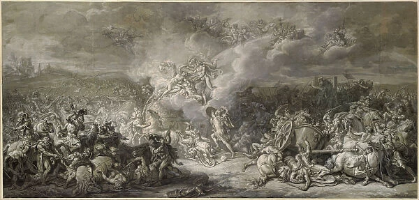The Combat of Diomedes, 1776. Artist: David, Jacques Louis (1748-1825)