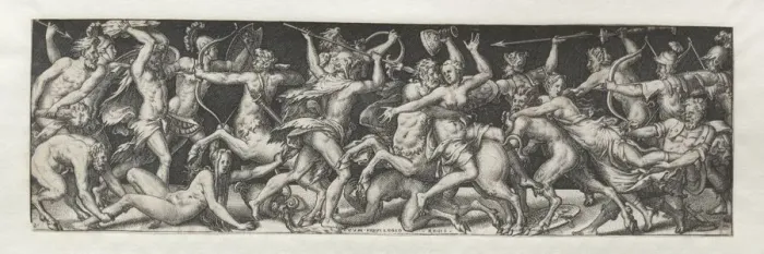 Framed Print : Combats and Triumphs No. 8. Creator: Etienne Delaune (French, 1518 / 19-c. 1583) Framed Print : Combats and Triumphs No. 8. Creator: Etienne Delaune (French, 1518 / 19-c. 1583)