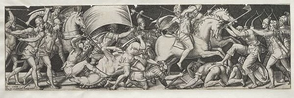 Combats and Triumphs No. 9. Creator: Etienne Delaune (French, 1518  /  19-c. 1583)