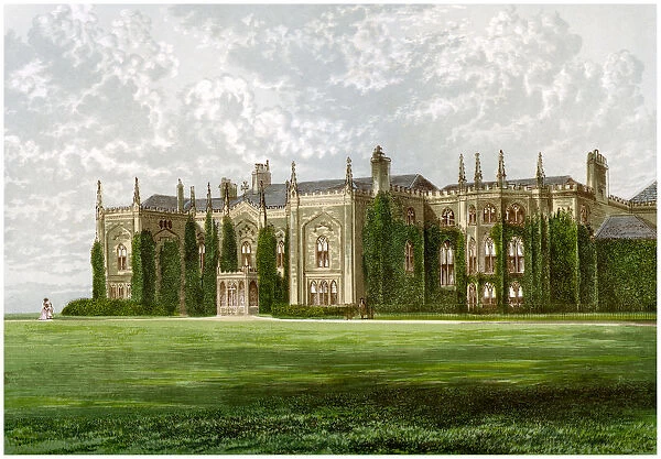 Combermere Abbey, Shropshire, home of Viscount Combermere, c1880