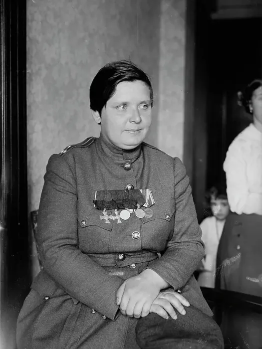 Framed Print : Com'd'r. Marie Bochkareva, 18 Feb 1918. Creator: Bain News Service Framed Print : Com'd'r. Marie Bochkareva, 18 Feb 1918. Creator: Bain News Service