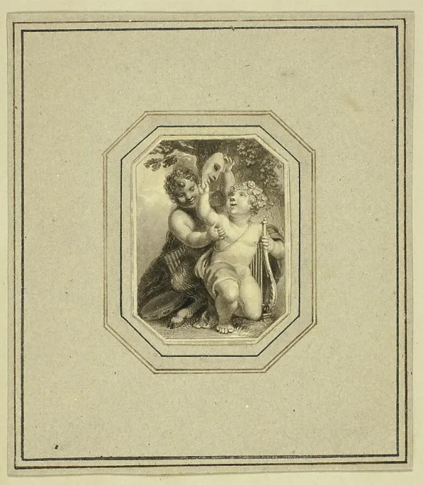 Framed Print : Comedy, 1804. Creator: William Marshall Craig Framed Print : Comedy, 1804. Creator: William Marshall Craig