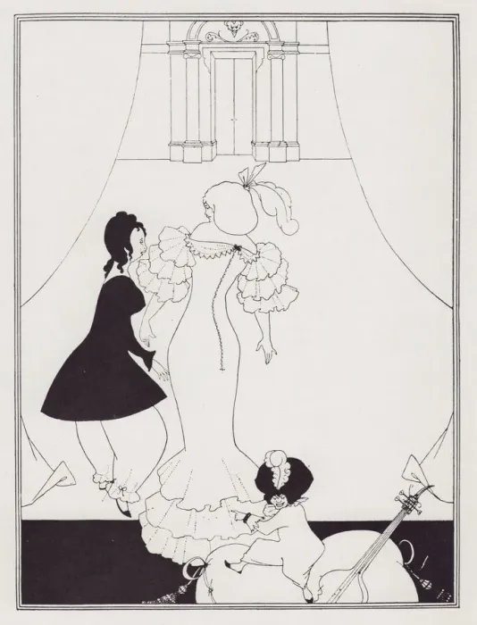 Framed Print : Comedy-Ballet of Marionettes, II, 1894. Creator: Aubrey Beardsley Framed Print : Comedy-Ballet of Marionettes, II, 1894. Creator: Aubrey Beardsley