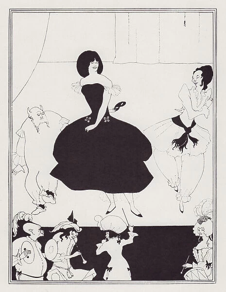 Comedy-Ballet of Marionettes, III, 1894. Creator: Aubrey Beardsley