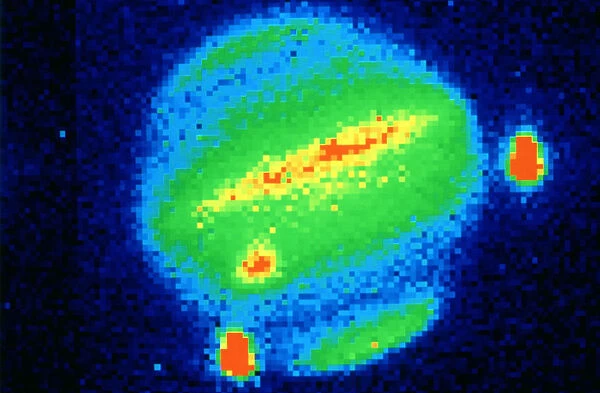 Comet Shoemaker-Levy colliding with Jupiter, 20 July 1994