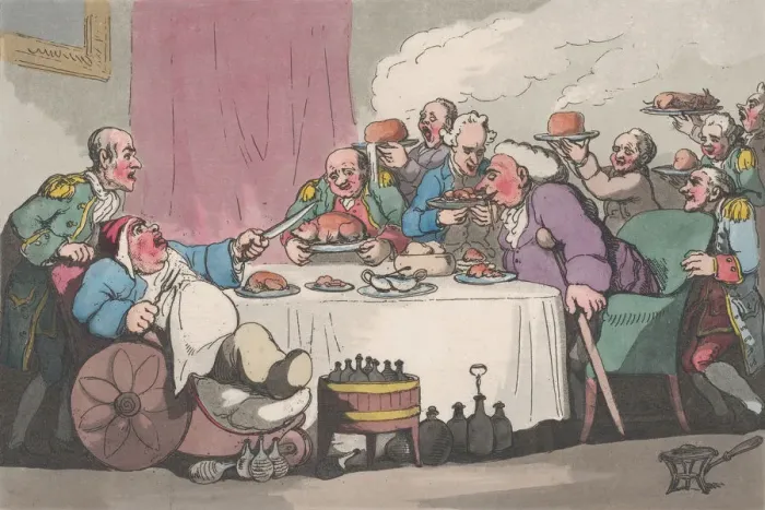 Framed Print : Comforts of Bath, Plate 9, January 6, 1798. January 6, 1798. Creator: Thomas Rowlandson Framed Print : Comforts of Bath, Plate 9, January 6, 1798. January 6, 1798. Creator: Thomas Rowlandson