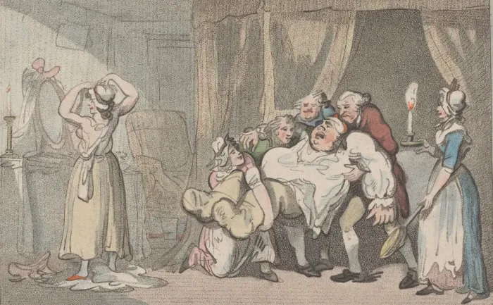 Framed Print : The Comforts of High Living, December 16, 1794. December 16, 1794. Creator: Unknown Framed Print : The Comforts of High Living, December 16, 1794. December 16, 1794. Creator: Unknown