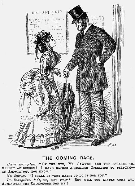The Coming Race, 1872. Artist: George du Maurier