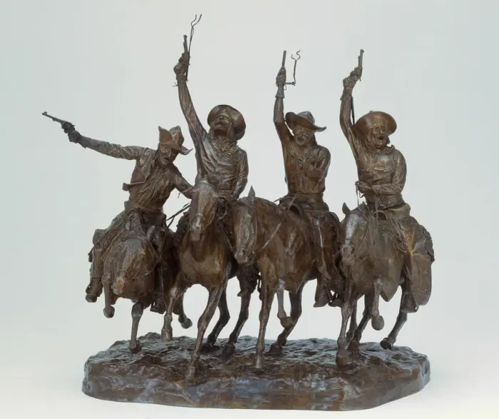 Framed Print : Coming Through the Rye (Over the Range), Modeled 1902, cast in bronze 1902 / 6 Framed Print : Coming Through the Rye (Over the Range), Modeled 1902, cast in bronze 1902 / 6